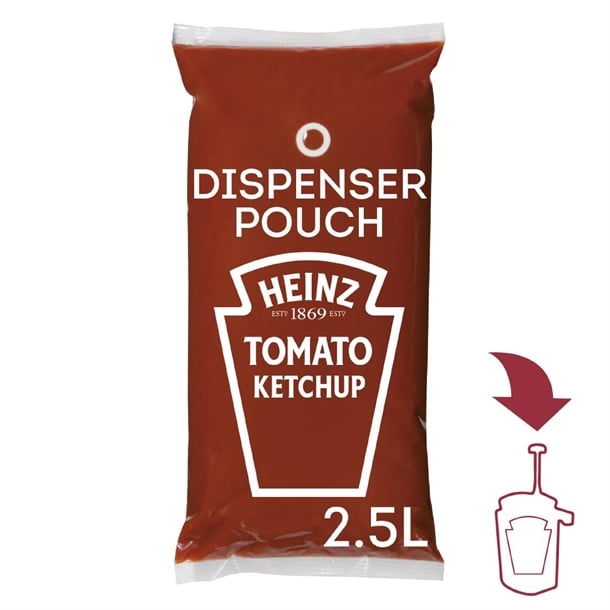 Heinz Sauce-O-Mat Tomato Ketchup (3x 2.5Ltr) ht368