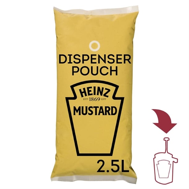 Heinz Sauce-O-Mat Mustard (3x 2.5Ltr) ht369