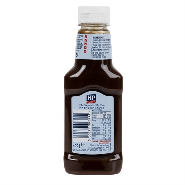 HP Table Top HP Brown Sauce 285g (8 Pack) ht379