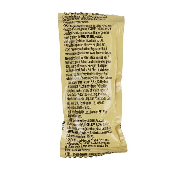 Heinz Mayonnaise Sachets 10ml (200 Pack) ht385