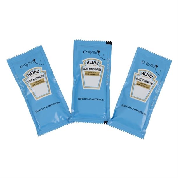 Heinz Light Mayonnaise Sachets 10ml (200 Pack) ht386