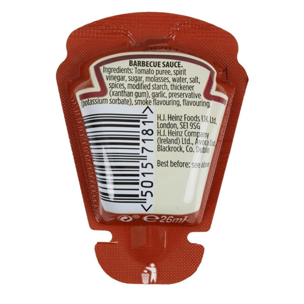 Heinz Classic BBQ SqueezMe! Sachets 26ml (70 Pack) ht393