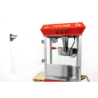 A1 Equipment 8oz Popcorn Machine with Cart Red ht426