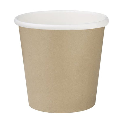 Fiesta Recyclable Hot Cups Single Wall Kraft 6oz (50 Pack) ht465
