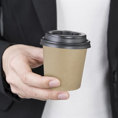 Fiesta Compostable Hot Cups Single Wall Kraft 6oz (50 Pack) ht467