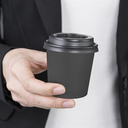 Fiesta Compostable Hot Cups Single Wall Black 6oz (50 Pack) ht471