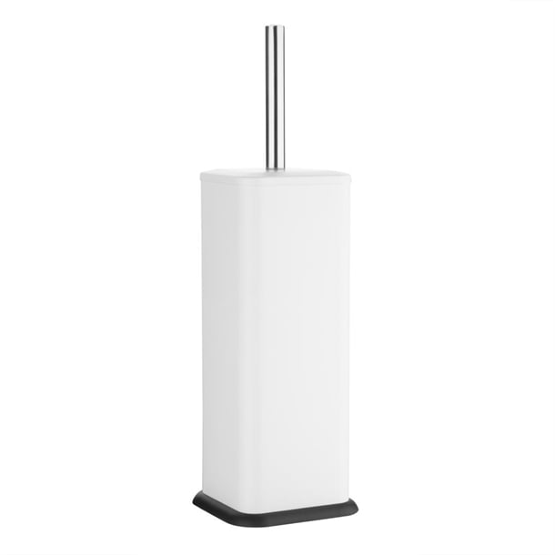 Jantex Square Toilet Brush and Holder - White ht477
