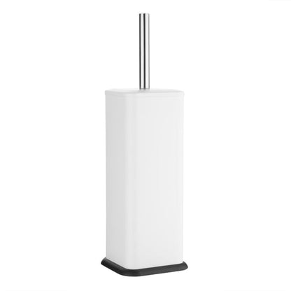 Jantex Square Toilet Brush and Holder - White ht477