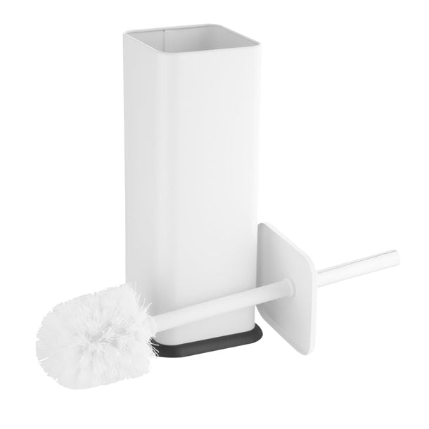 Jantex Square Toilet Brush and Holder - White ht477