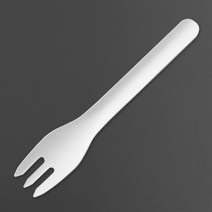 Fiesta Compostable Paper Forks 155mm (100 Pack) ht483