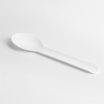 Fiesta Compostable Paper Teaspoons 132mm (100 Pack) ht486