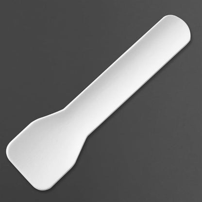 Fiesta Compostable Paper Ice Cream Spoons 95mm (100 Pack) ht487