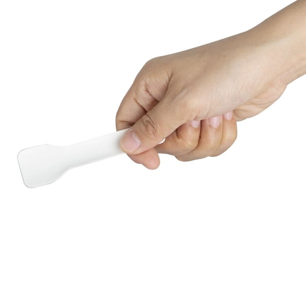 Fiesta Compostable Paper Ice Cream Spoons 95mm (100 Pack) ht487
