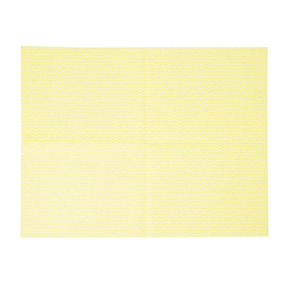 Jantex Heavy Duty Non-Woven Cloths Yellow (25 Pack) ht490