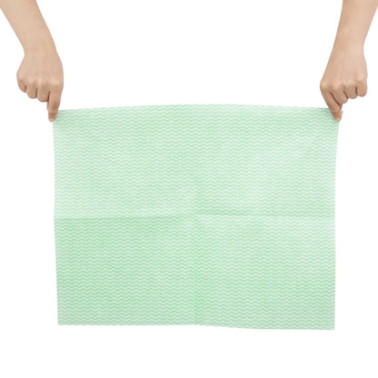 Jantex Heavy Duty Non-Woven Cloths Green (25 Pack) ht491