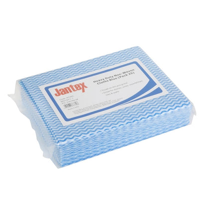 Jantex Heavy Duty Non-Woven Cloths Blue (25 Pack) ht492