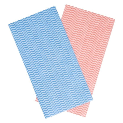 Jantex Washroom Cleaning Cloth Red (50 Pack) ht494