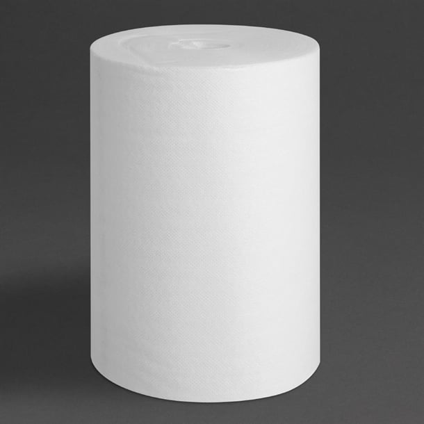 Jantex Green Compostable Cleaning Cloth White (200 Pack) ht496