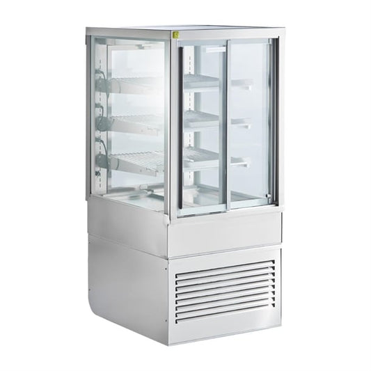 Cossiga Tower BTG Freestanding Multideck Display Fridge w/Sliding Front & Rear Doors p_ht501