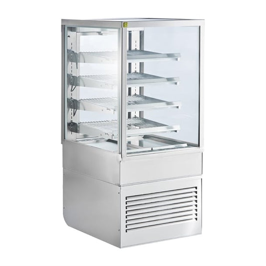 Cossiga Heated Freestanding Display Solid Front Glass w/Rear Sliding Doors p_ht512