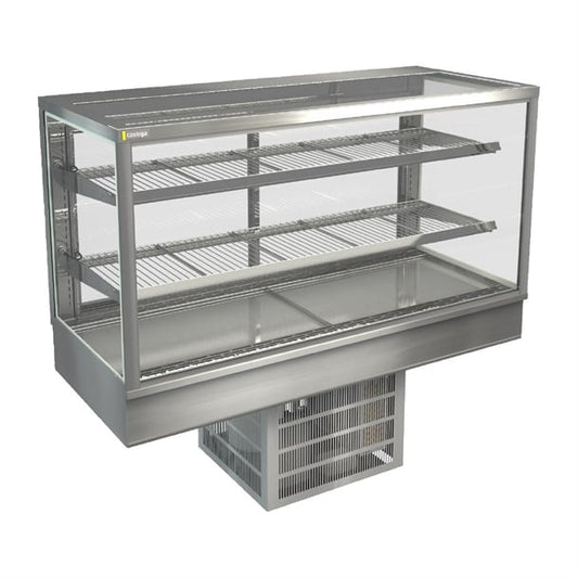 Cossiga Tower STG Refrigerated Countertop Drop-in Display w/Solid Front Glass & Rear Sliding Doors p_ht567