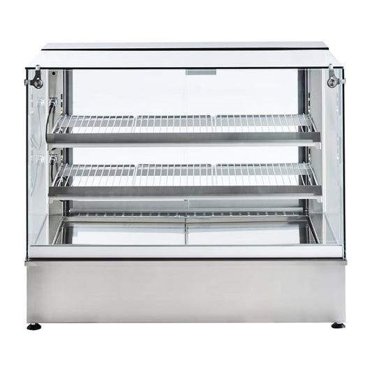 Cossiga Tower GOG Heated Countertop Display Single Glass Top and Doors 900mm ht613
