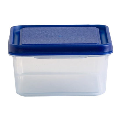 Wham Studio Rectangle Food Box Clear/Blue 1Ltr ht768