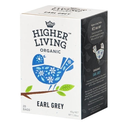 Higher Living Earl Grey Organic Teabags (80 Pack) ht791