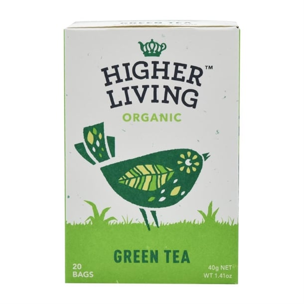 Higher Living Green Tea Organic Teabags (80 Pack) ht792