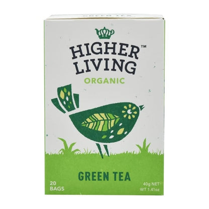 Higher Living Green Tea Organic Teabags (80 Pack) ht792