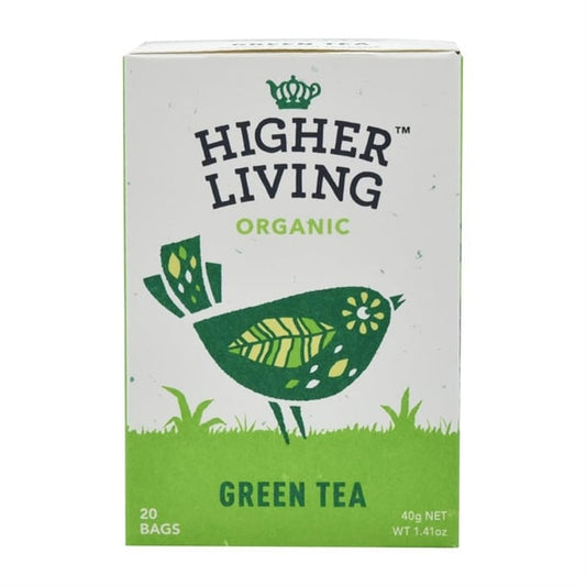Higher Living Green Tea Organic Teabags (80 Pack) ht792