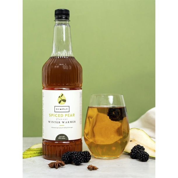 Simply Winter Warmer Spiced Pear Syrup 1Ltr ht803