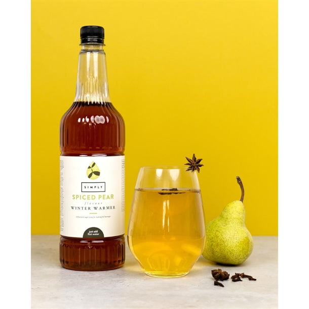 Simply Winter Warmer Spiced Pear Syrup 1Ltr ht803