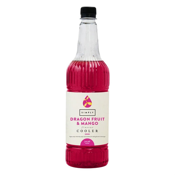 Simply Dragon Fruit & Mango Cooler Syrup 1Ltr ht804