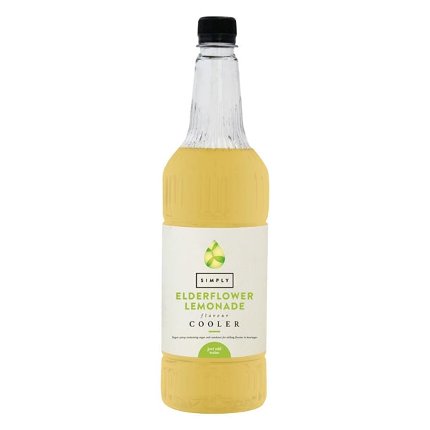 Simply Elderflower Lemonade Cooler Syrup 1Ltr ht807