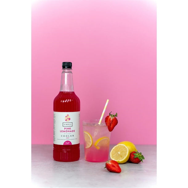 Simply Pink Lemonade Cooler Syrup 1Ltr ht808