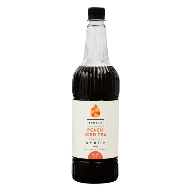 Simply Peach Iced Tea Syrup 1Ltr ht811