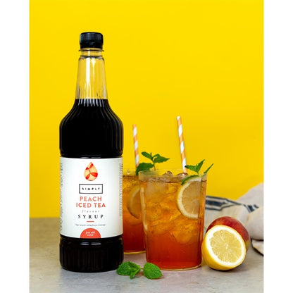 Simply Peach Iced Tea Syrup 1Ltr ht811