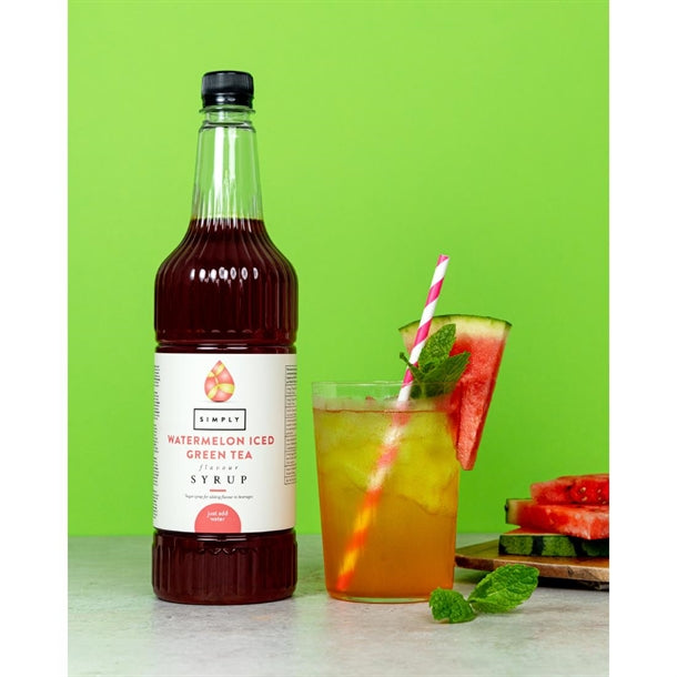 Simply Watermelon Iced Green Tea Syrup 1Ltr ht813