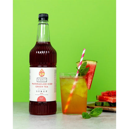Simply Watermelon Iced Green Tea Syrup 1Ltr ht813