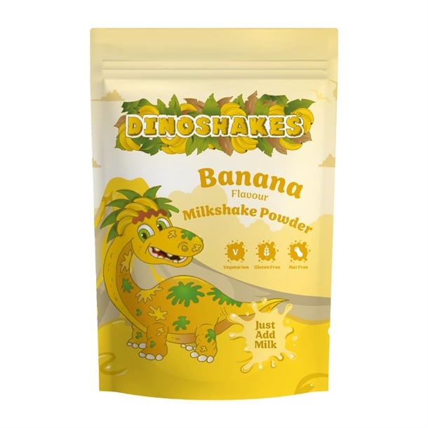 Dinoshakes Milkshake Powder Banana 1kg ht820