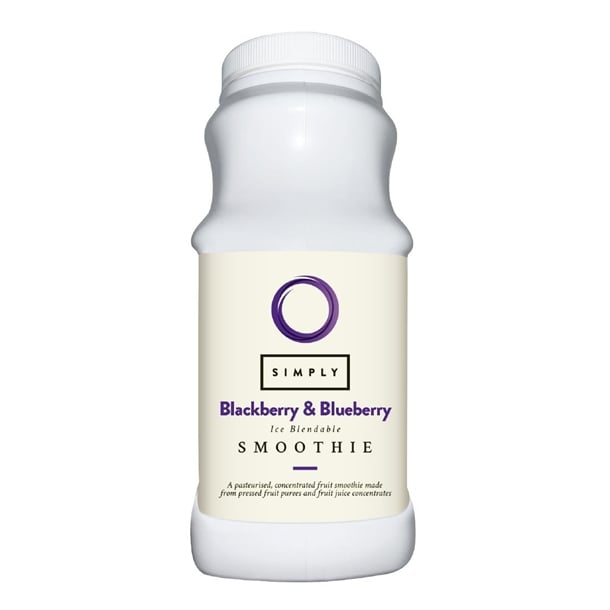Simply Blackberry & Blueberry Smoothie Mix 1Ltr ht833