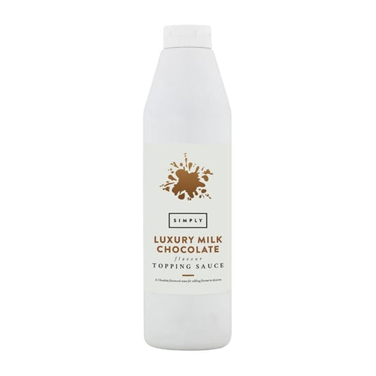 Simply Luxury Milk Chocolate Topping Sauce 1kg ht846