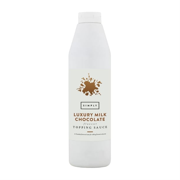 Simply Luxury Milk Chocolate Topping Sauce 1kg ht846