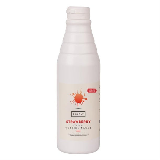 Simply Strawberry Topping Sauce 1kg ht852