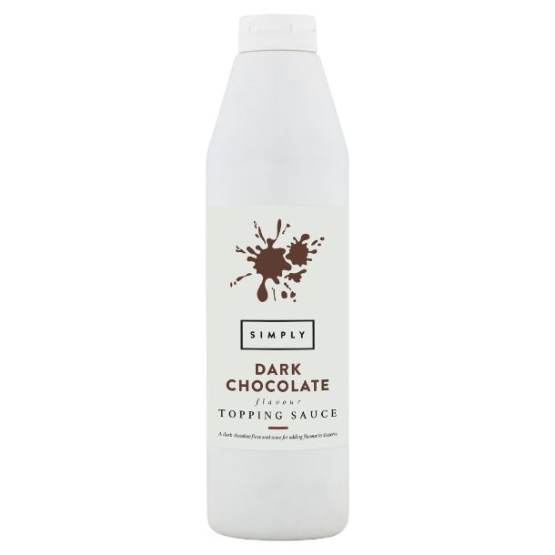 Simply Dark Chocolate Topping Sauce 1kg ht853