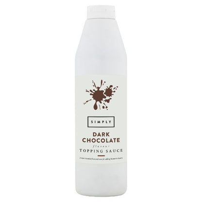 Simply Dark Chocolate Topping Sauce 1kg ht853