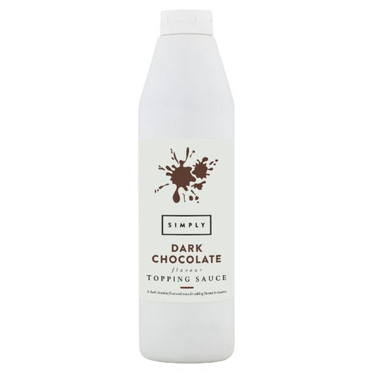 Simply Dark Chocolate Topping Sauce 1kg ht853