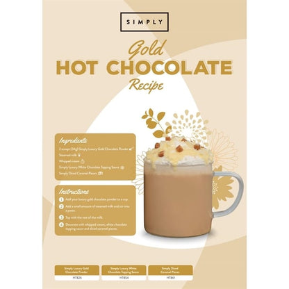 Simply Luxury White Chocolate Topping Sauce 1kg ht854