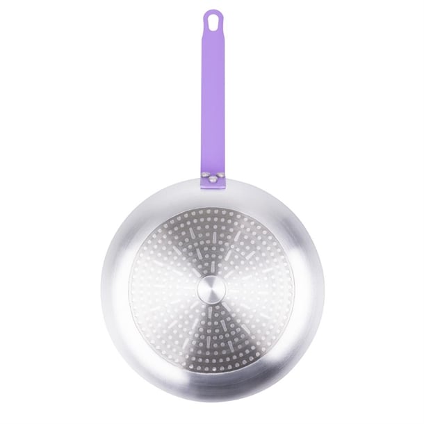 Hygiplas Aluminium Non-stick Teflon Platinum Plus Frying Pan Purple 28cm ht969